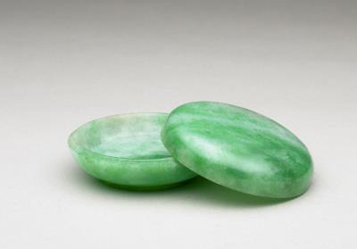 图片[2]-Jadeite box for seal paste, Qing dynasty (1644-1911)-China Archive